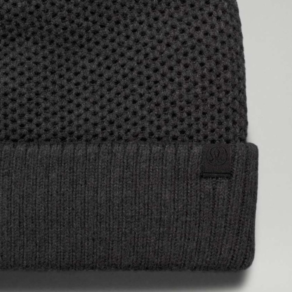 Lululemon Fleece-Lined Knit Beanie Heathered Black - Picture 3 of 6